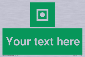 Custom sign safe condition Shipboard general alarm